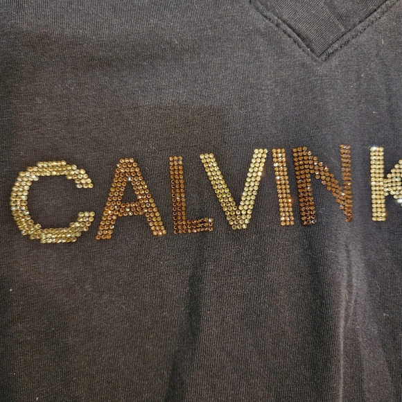 Calvin Klein Black Jump Pant Suit w/ Drawstring Sleeveless - Picture 5 of 7